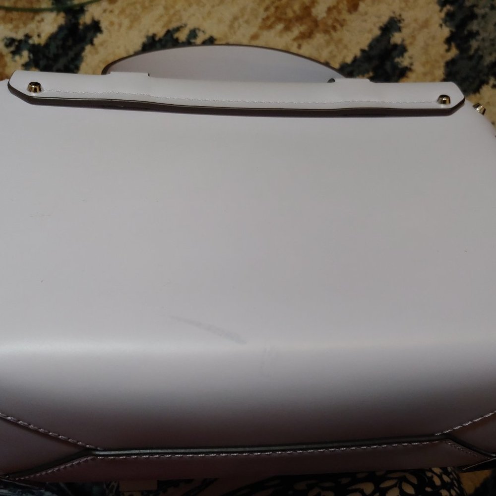 💲SOLD💲NWT MICHAEL KORS Manhattan Leather Satchel - Picture 5 of 12